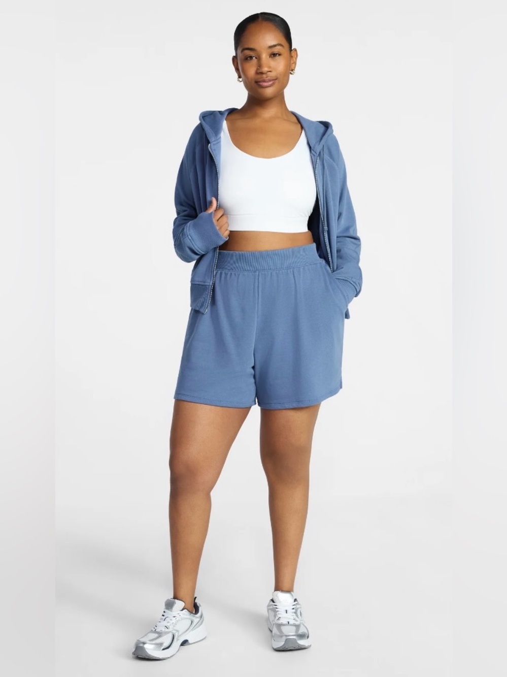 NWT Athletic Works Blue Athletic Lounge Shorts